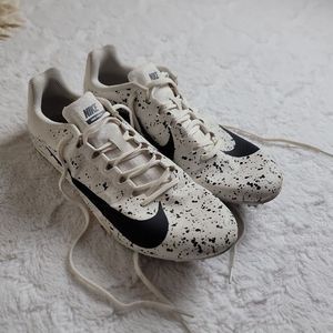 Nike Rival Zoom S Phantom Track Shoes Men's 11.5 White Black Spike